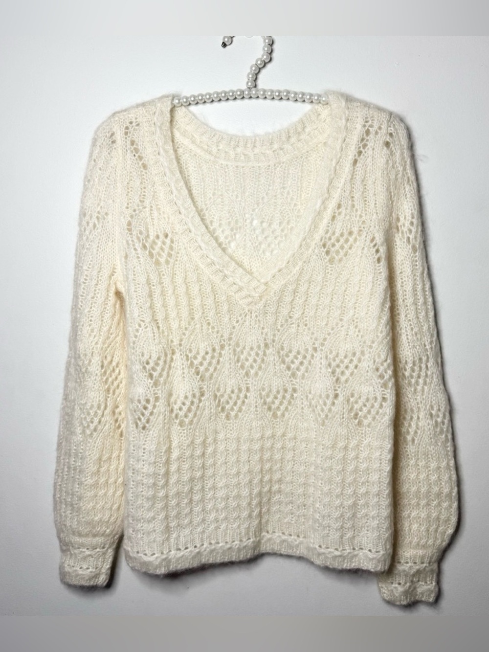 Sezane Cream Sweater